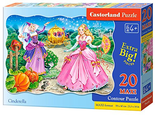Castorland C-02313 Cinderella Premium Maxi Jigsaw Puzzle (20-Piece)