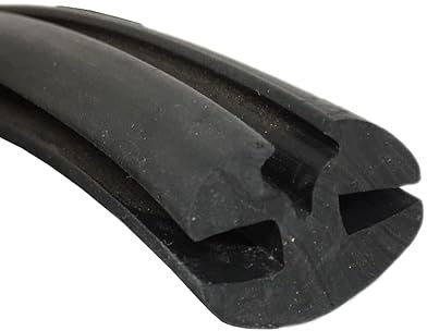 Rubber Car Van Bus Windscreen Window Seal 6mm to 6mm with Filler Strip Insert