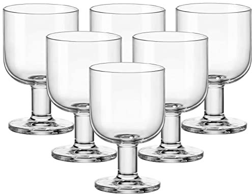 Bormioli Rocco 091236 Hosteria Lot de 6 verres moyens, verre, 20 cl