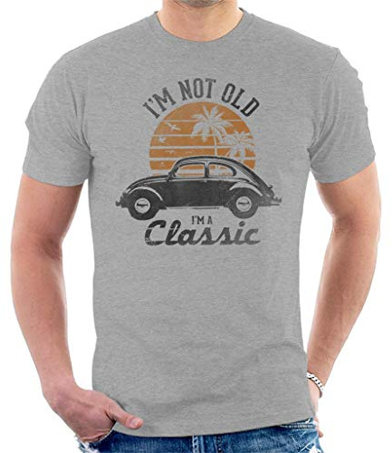 Volkswagen Im Not Old Im A Classic Men's T-Shirt Heather Grey