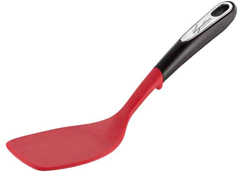 Lagostina Ingenio Smart Paletta multiuso, Plastica e silicone, Nero e Rosso