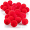 com-four® 36x Clownsnase aus Schaumstoff - Ø 5 cm - Verkleidungszubehör für Karneval, Fasching, Kindergeburtstag, Promotion, Kampagne - lustige runde Nasenattrappe - Schaumstoffapplikation