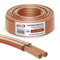 OKSI Lautsprecherkabel - 2x2,5mm² - 20 m, Transparent | CCA (Kupfer+Alu) für HiFi, Anschluss von Audio-Stereo an Verstärker, Surround-Sound-System, TV-Heimkino und Autoradio