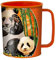 3D LiveLife Gobelet - Club des Pandas de Deluxebase. Gobelet Art Lenticulaire Panda 3D. Gobelets en plastique de 300 ml pour enfants illustrations originales licence artiste renommé Michael Searle