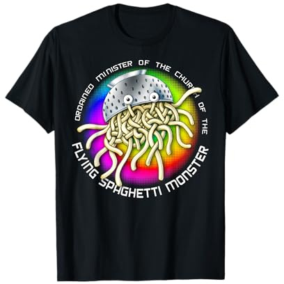 Organised Minister Church of the Flying Spaghetti Monster T-Shirt