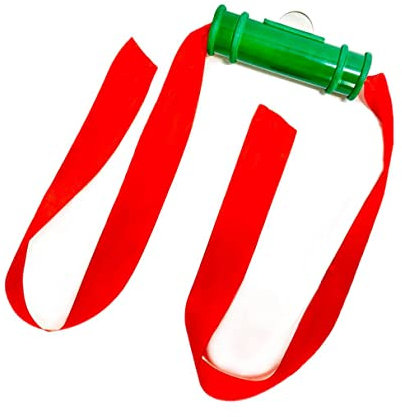 HUNIGIR Tube en bambou avec bec pour femmes et filles, accessoires de costume d'Halloween (vert)