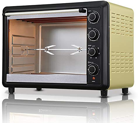 MXXHFC Pizza Oven, 60L Mini Oven Luxurious Knobs, Easy To Operate, Independent Temperature Control Of Upper And Lower Pipes Is A Good Helper For Your Kitchen Save Time And Effort