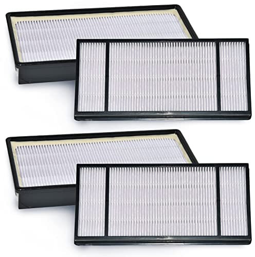 OneGas Replacement HEPA Filter Compatible with Honeywell Air Purifier HRF-H2 H Type,Fit for Model HPA050, HPA150, HPA060, HPA160,HHT055 and HHT155 4Packs