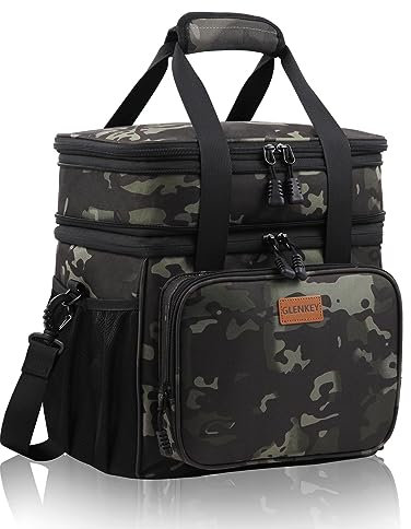 Grande contenitore termico espandibile, resistente borsa termica per il pranzo, durevole a prova di perdite, secchio per il pranzo per uomini, donne adulti, lavoro, turno all'aperto, picnic, campeggio