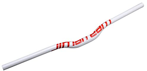 DELVOYE Carbon Lenker Mountainbike Riser Lenker 31.8mm Fahrrad Lenker Extra Langer Riser Lenker 580/600/620/640/660/680/700/720/740/760mm (Color : Red, Size : 740mm)