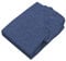 SETEX Feinbiber Spannbettlaken Melange, 180 x 200 cm, ca. 90% Baumwolle/ca. 10% Polyester, Marineblau, 1110 180200 407 306 (SE0)