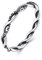 FOCALOOK Silber Ringe Damen 925 Ringe Ineinander Wellen Ring Größe 54mm Trauringe Stimmungsring Verlobungsring Silberschmuck für Hochzeit