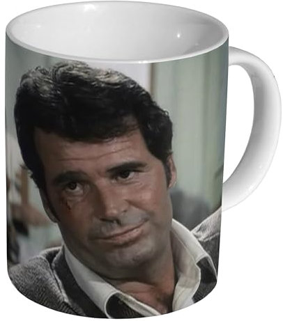 James Garner als Jim Rockford – Keramik 325 ml Tee-/Kaffeetasse
