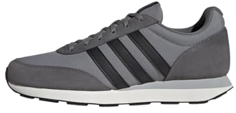 adidas Herren Run 60s 3.0 Leather Shoes Schuhe, Grey Three/Grey Four, 44 EU