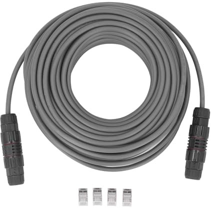Dpofirs 75ft Cable Extension Repair Kit, IP68 Waterproof, Extend Original Cable to 150ft, Replacement Cable, Copper Data Transmission