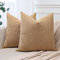 JOTOM 2er Set Boucle Kissenbezüge, Dekorative Weich Einfarbig Wurf Kissenbezug Moderne Kissenhüllen Sofakissen Dekokissen Zierkissenbezug für Wohnzimmer Schlafzimmer Deko (55x55cm, Sonnenuntergänge)