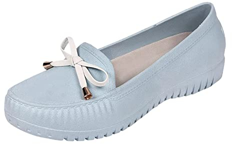 Stivali Da Acqua Donna Pioggia Economici Adulto All'aperto Molto Comode Scarpe da Giardino Scarpe da Lavoro da Cucina Stivali di Gomma Per Donna, Azzurro, 39/40 EU