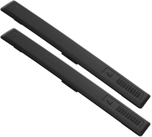 EMSea 2 Pièces Couvercles d'évier de Toit de Voiture Couvercle de Clip de Moulage Supérieur 78132-68L01 Barres de Toit Trou Supérieur Crique Compatible avec Suzuki Swift 2010-2017 Plastique Noir