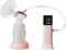 Portable Electric Breast Pump Hands Free Breast Pump for Breastfeeding 2 Modes & 9 Suction Levels Low Noise Anti-Backflow Built-in Battery with 150ml Milk Bottle