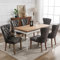 Merax Esszimmerstühle 6er-Set, Küchenstuhl, Polsterstuhl, Dining Chair, Moderne Stuhl aus Samt, Gestell aus Massivholz, Armlehnenstuhl für Esszimmer Wohnzimmer, mit Samtbezug, Grau