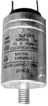 DEYIN Condensateur de boîtier en aluminium for lave-vaisselle MKP-3UF 450VAC
