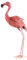 Folpus Tierfiguren Flamingo Statue Landschaft Ornament Garten Skulptur für Garten im Freien