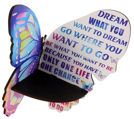 OSOLADY Schmetterlings-eckregal Aus Holz Schwebendes Wandregal Rustikales Regal Für Schlafzimmer Küche Bad Zur Präsentation Von Deko-artikeln Und Organisation Kleiner Gegenstände