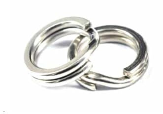 Fladen Heavy Duty Sprengringe, 10 Stück, Spaltring, Splitringe, 6mm-14mm, 22kg-95kg