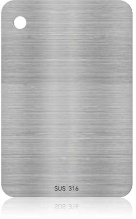 Piuluvor® Titan Schneidebrett, S316 Schneidebrett Edelstahl Cutting Board Antibakteriell Doppelseitiges Lebensmittel Grade für Fleisch Gemüse Obst