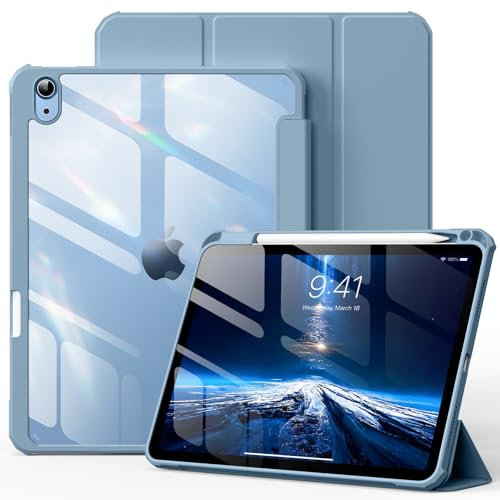 SZPSGC Hülle für iPad (A16) 11. Generation 11 Zoll 2025, iPad 10. Generation 10,9 Zoll 2022 Schutzhülle mit Stifthalter,Stoßfeste Smart Case Cover, Auto Schlafen/Wachen,Blau