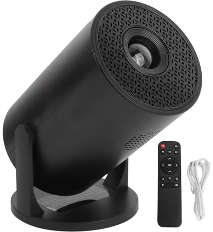 Mini Proiettore 1080P Proiettore 270 ° Regolabile 150 Pollici HD 8000lm con Fedeltà Senza Fili USB Interfaccia Multimedia Ad Alta Definizione Per Laptop Smartphone TV Stick