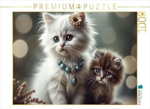 Puzzle · Katzenmomente | Die Kunst der kleinen Gesten · 1000 Teile · Lege-Größe 64 × 48 cm · CALVENDO Puzzle