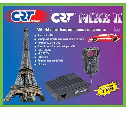 CRT MIKE II CB RADIO VOX AM FM