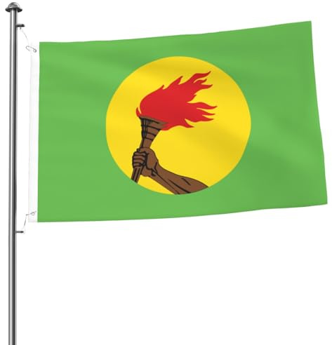 Drapeaux De Jardin Flag Du Zaïre (1971-1997) Grand Drapeau Personnalisés Imprimé Bannière, Pour Balcon, D'Intérieur, Jardin, 90x150cm