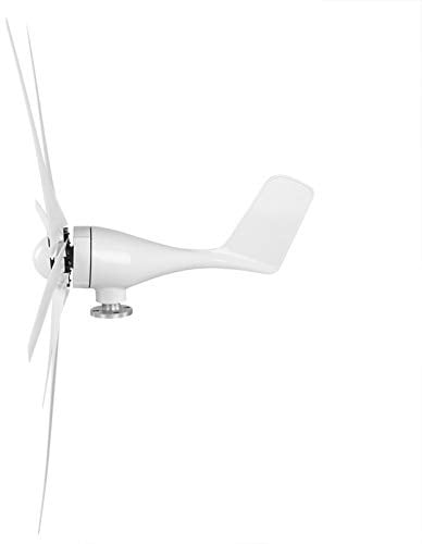 Yctze Piccolo Generatore Eolico 300 W con 6 Pale per Barche, Cabine/Cover Mobili - Soluzione Silenziosa Ed Efficiente per l'energia Eolica (12V)