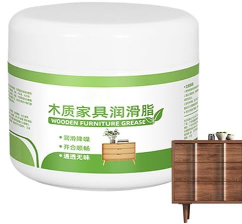 Furniture Wax - 35g Noise Reducing Lubricating Multifunctional Grease | Lubricant For Wooden Boxes | Can Be Used For Drawers, Sliding Doors, Cabinets, Tables, Openings, Shop, Saw, Chopping Board and