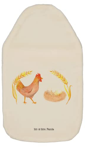 Mr. & Mrs. Panda Wärmflasche Huhn Stolz - Geschenk, Hoftiere, Hühner, Magie, Landwirtin, Kinderwärmflasche, Bauernhof, Körnerkissen, Landwirt, Kleine