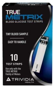 True Metrix Blood Glucose Test Strips - 10 Strips