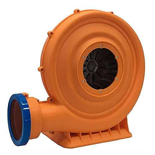 NWB 1100W Soplador para Castillo Hinchable,Alto Voltaje Ventilador Centrífugo Eléctrico,para el Castillo Hinchable Inflable de la casa de la Despedida(Naranja)