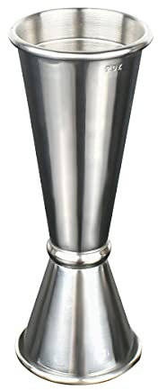 304 Stainless Steel Cocktail Double Jigger Japanese Style Measuring Oz Cup Bar Tool Shot for Bartending Bartender Jiggers Ounce Measurements Alcohol Drink Markings Perfect Party Silver Kitchen Tools