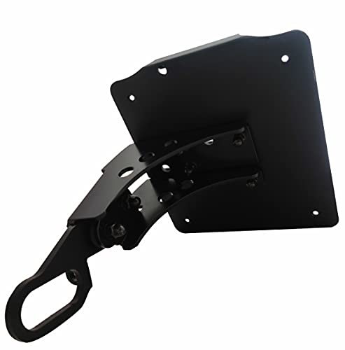 Seitlicher Kennzeichenhalter 2X Silentblock gelagert Gutachten Nummernschild (Deutschland 180x200) Original Gentlemans Qualitäts Produkt passend für Harley Davidson® Sportster® ab BJ 2008-2020