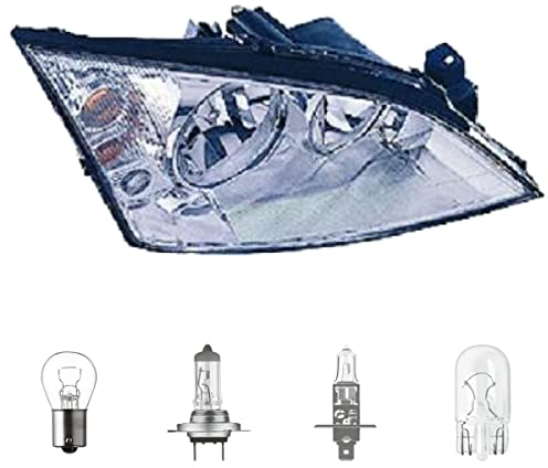DM Autoteile 169640B Hauptscheinwerfer rechts H1 H1/H7 H7 kompatibel für Ford Mondeo II Turnier 00-03 inklusive Leuchtmittel/Birnen