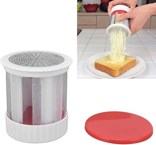 bingxqiso 1 trancheuse à fromage manuelle avec couvercle, distributeur de beurre, broyeur de fruits