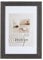 KM Foto Bilderrahmen Holz Plexi Acryl Rahmen quadratisch Collage Wanddeko Poster S215: Farbe: Grau | Format: 30x40