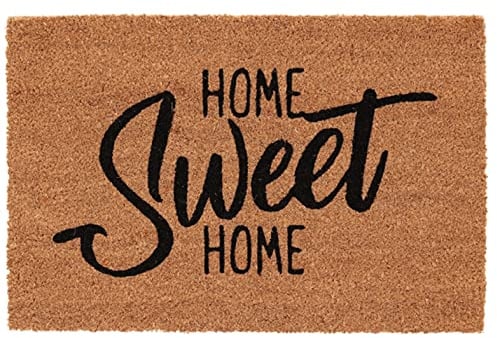 Best For Boots Fußmatte, Kokosfaser, 60 x 40 cm, Aufschrift Home Sweet Home
