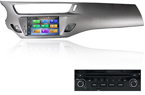 MOOKAKA Android 11 Autoradio 2 din GPS Navigazione Unità principale per Citroen C3 DS3 2010-2016 Multimediale Lettore Stereo Ricevitore 7 pollici HD 1080P IPS Schermo tattile Carplay(PX6,4+64GB)