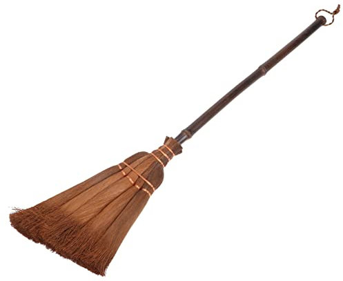 Tofficu Lightweight Kids Broom with Ergonomic Handle, Indoor/Outdoor Sweeping Brush, Synthetic Material, Assorted Colors, 24.4 * 5.5 Inches, Ideal for Home Cleaning and Garden Use
