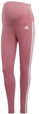 adidas Damen Maternity Leggings, Pink Strata/White, XXS