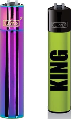 Clipper® Feuerzeug 1x ICY (Bundle mit King Grün)