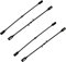 Potadak 4 Stueck Pendelstange Fuer 4CH V911 RC Hubschrauber Ersatzteile Helikopter Zubehoer V911-05 Schwarz